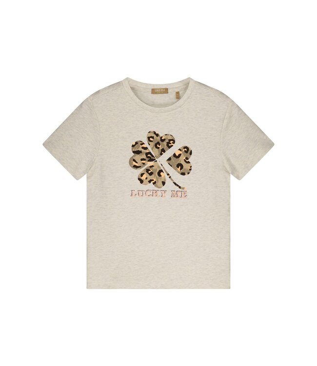 Like Flo zomer shirt meisjes teens - ecru melee - Ease