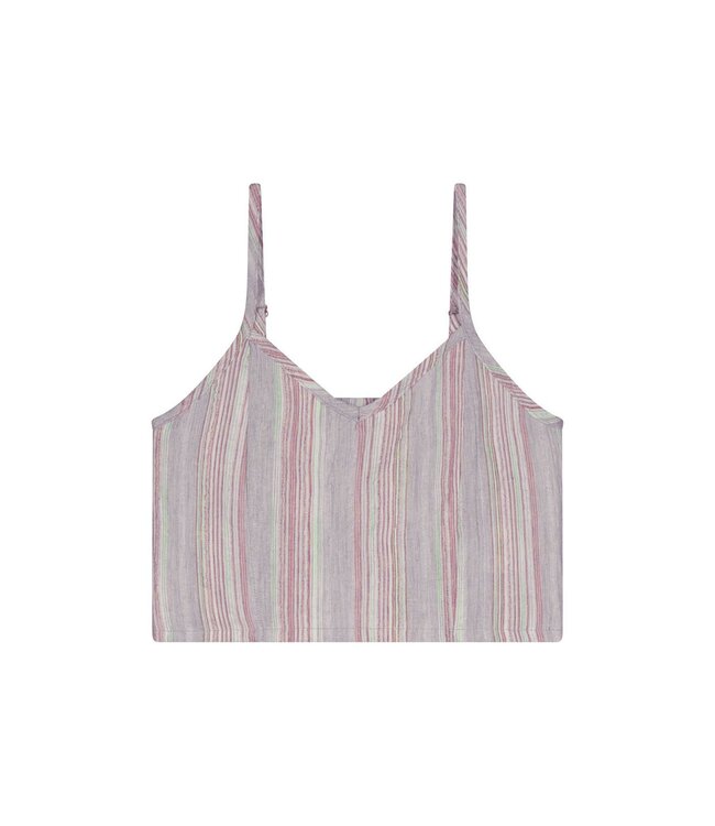 Like Flo zomer crop top meisjes teens - mint gestreept - Emille