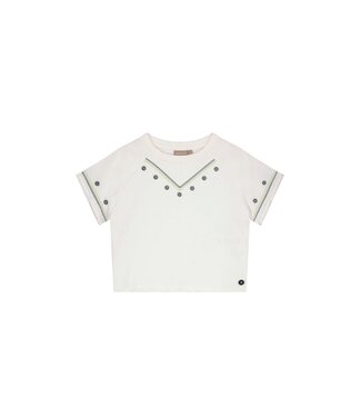 Like Flo zomer sweater meisjes teens - off wit - cropped - Dazy