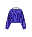 Like Flo zomer bomber jack meisjes teens - kobalt blauw - metallic - Donald
