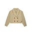 Like Flo zomer trenchcoat jas meisjes teens - zand - cropped - Akon