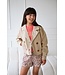 Like Flo zomer trenchcoat jas meisjes teens - zand - cropped - Akon