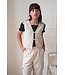 Like Flo zomer gilet meisjes teens - creme - strik - Cameron
