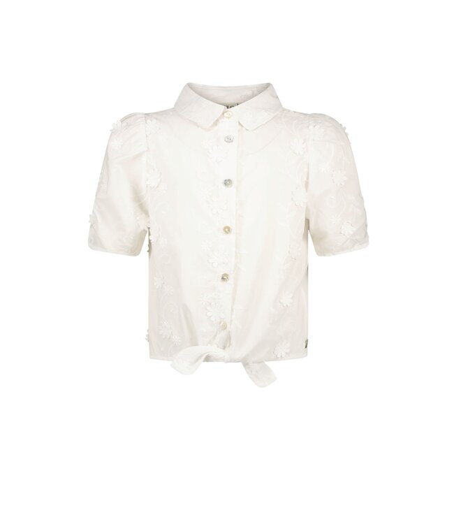 Like Flo zomer blouse meisjes - off wit - ballon mouw - Cindy
