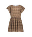Like Flo zomer jurk meisjes - luipaard, latte - AOP - Marley
