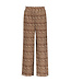 Like Flo zomer broek meisjes - luipaard latte - plisse, mesh - Freya