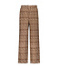 Like Flo zomer broek meisjes - luipaard latte - plisse, mesh - Freya