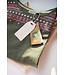 Like Flo zomer t-shirt meisjes - army groen - slub, embroiderie - Elodie