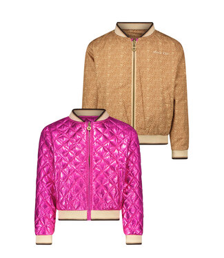 Like Flo zomer reversibel zomerjas meisjes - fuchsia - Amber