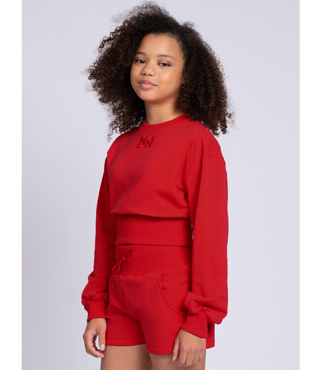 Nik&Nik zomer sweat shirt meisjes - rood - Ivy
