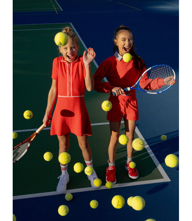 Nik&Nik zomer sweat shirt meisjes - rood - Ivy