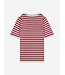 Nik&Nik zomer trui S/S gestreept meisjes - rood / off wit - Jolie