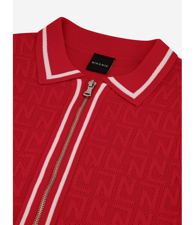 Nik&Nik zomer jurk meisjes - rood - Lieve