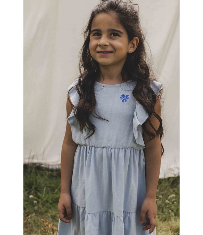 LOOXS Little Zomer smock top meisjes fancy - blauw