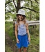 LOOXS Little Zomer rok meisjes jaquard bloemen terry - blauw