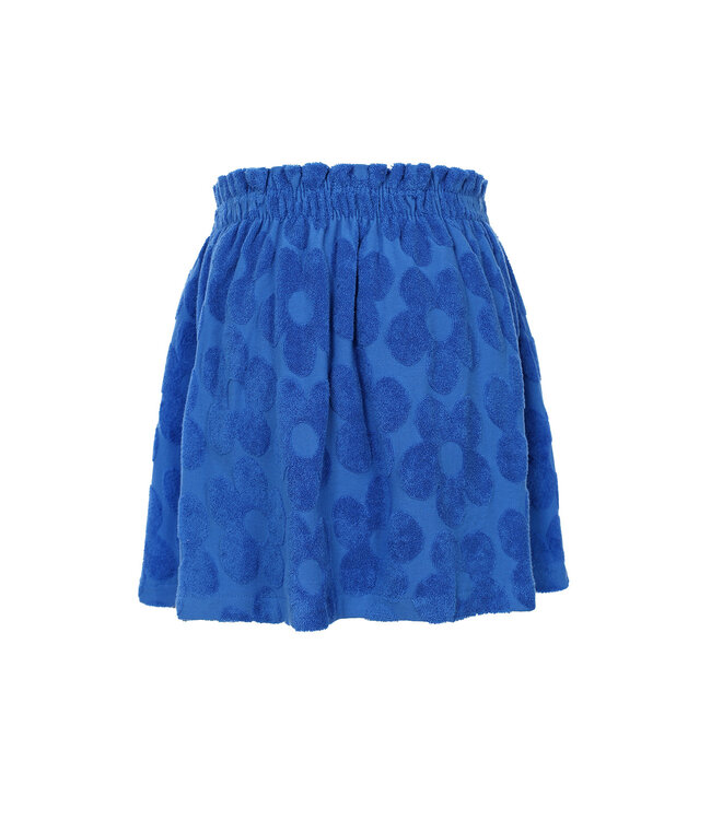 LOOXS Little Zomer rok meisjes jaquard bloemen terry - blauw
