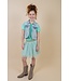 MAYCE zomer denim gilet meisjes - licht blauw denim