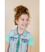 MAYCE zomer denim gilet meisjes - licht blauw denim