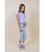MAYCE zomer jeans rok meisjes - licht blauw denim