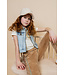 MAYCE zomer broek meisjes - taupe - velvet