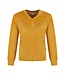 MAYCE zomer vest meisjes - oker geel - velvet