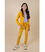 MAYCE zomer vest meisjes - oker geel - velvet