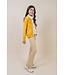 MAYCE zomer vest meisjes - oker geel - velvet
