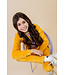 MAYCE zomer vest meisjes - oker geel - velvet
