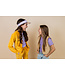 MAYCE zomer vest meisjes - oker geel - velvet