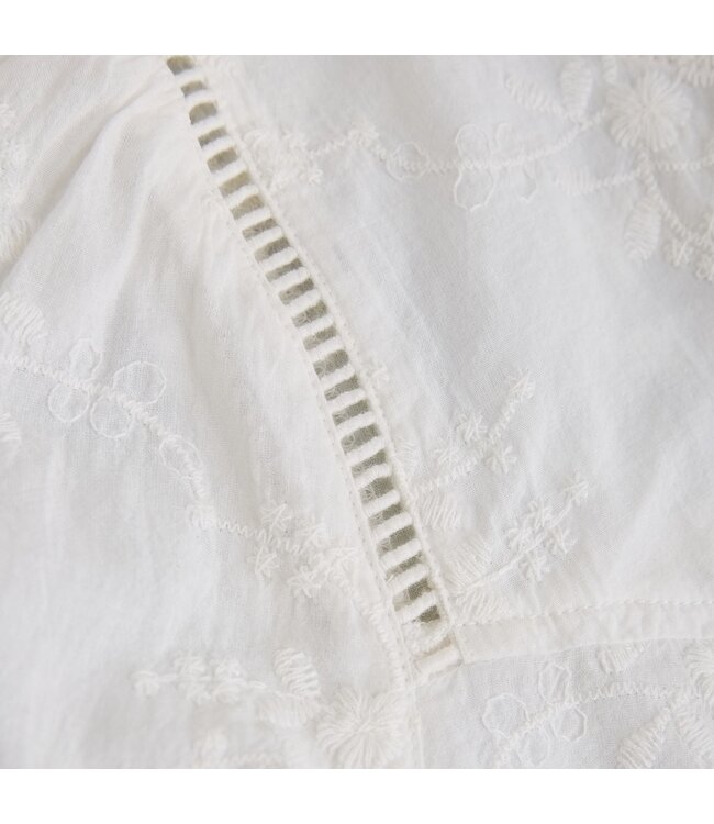 Indian Blue Jeans Zomer T-shirt S/S meisjes - wit - embroidery