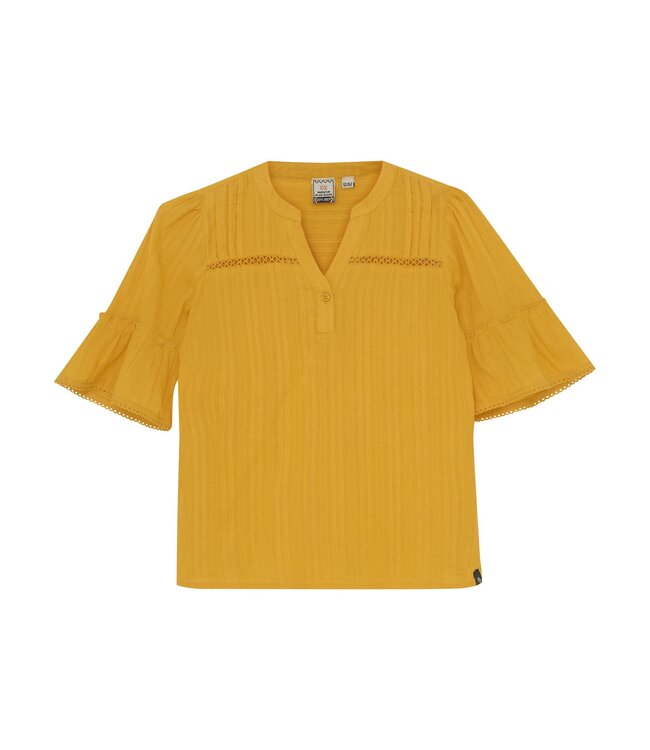 Indian Blue Jeans Zomer T-shirt S/S meisjes - geel - fancy