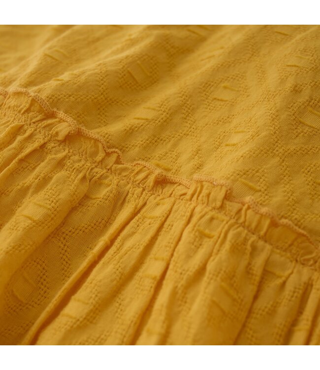 Indian Blue Jeans Zomer jurk meisjes - geel - kant