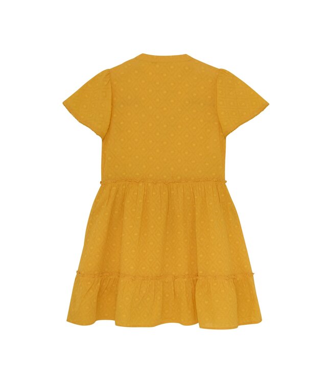 Indian Blue Jeans Zomer jurk meisjes - geel - kant