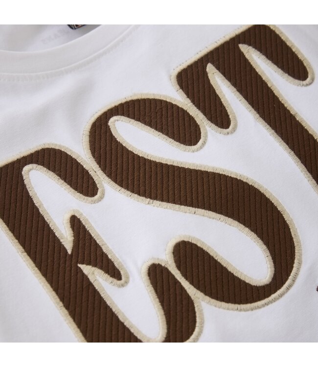 Indian Blue Jeans Zomer T-shirt S/S meisjes - wit - cropped - wide fit