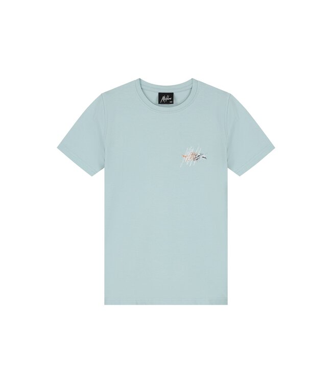 Malelions Zomer t-shirt jongens - sky blauw - Splash