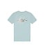 Malelions Zomer t-shirt jongens - sky blauw - Splash