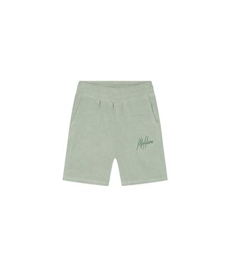 Malelions Zomer short jongens - agave groen - Signature - towelling