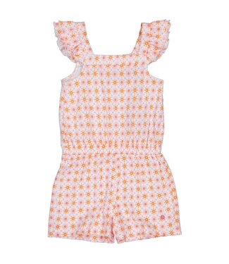 Quapi Zomer broek meisjes - oranje - AOP grafisch -  Zana