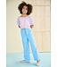 NoNo zomer blouse meisjes - blauw - cropped, AOP - Tomas