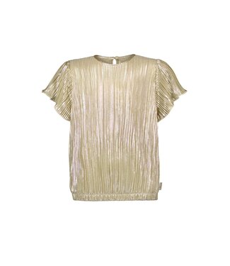 B.Nosy zomer top meisjes - goud - metallic, plissee - Brynn