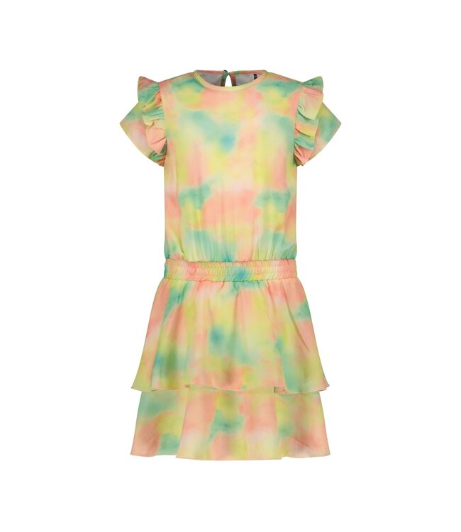 B.Nosy zomer jurk meisjes - bloesem roze - AOP - Dream