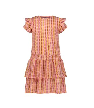 B.Nosy zomer jurk meisjes - roze AOP - Delphi