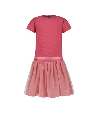 B.Nosy zomer jurk meisjes - fandango roze - mesh - Deanna