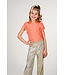 B.Nosy zomer t-shirt meisjes - zalm roze blush - ruffel - Teddie