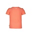 B.Nosy zomer t-shirt meisjes - zalm roze blush - ruffel - Teddie