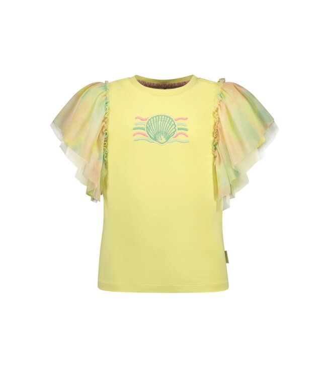 B.Nosy zomer top meisjes - geel - mesh mouwen - Tora