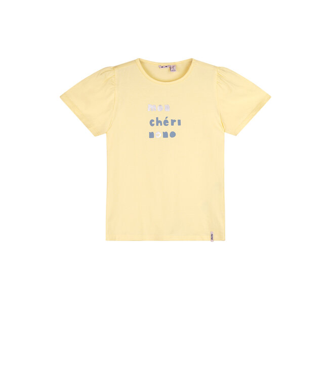 NoNo zomer t-shirt meisjes - geel - mon cheri - Kandy