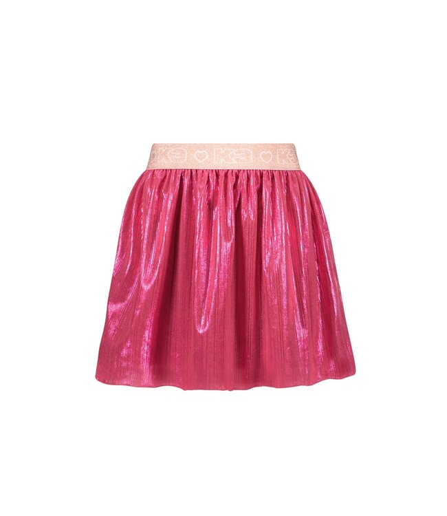 B.Nosy zomer rok meisjes - K3 - sugar plum roze - metallic, plissee - Roza