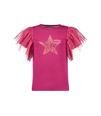 B.Nosy zomer t-shirt meisjes - K3 - fuchsia - mesh - Tora