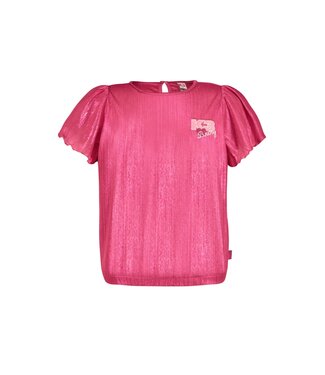 B.Nosy zomer top meisjes - K3 - sugar plum roze AOP - metallic, plissee - Brynn